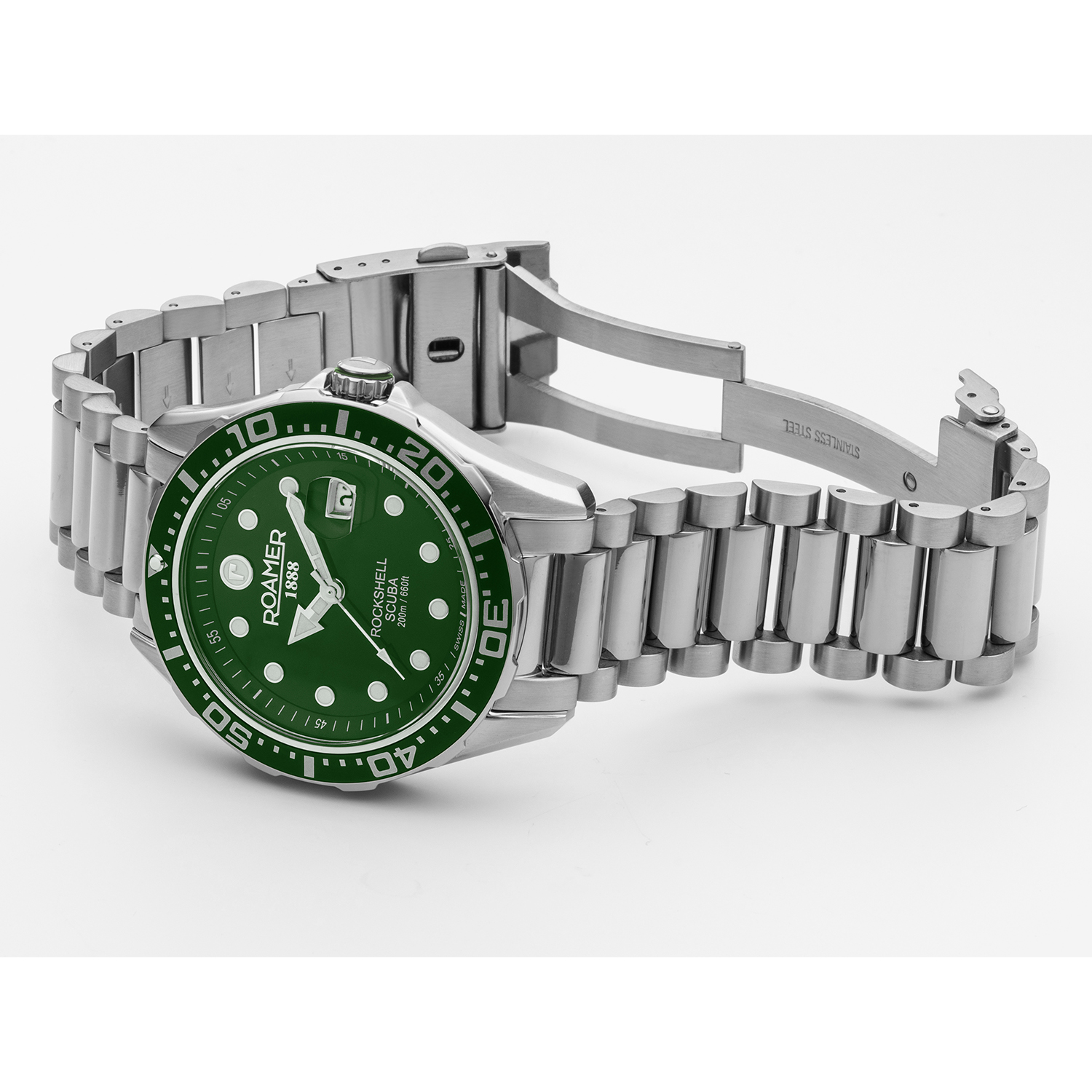 Roamer 220858 41 75 50 męski zegarek Rockshell Mark III bransoleta - miniatura 3