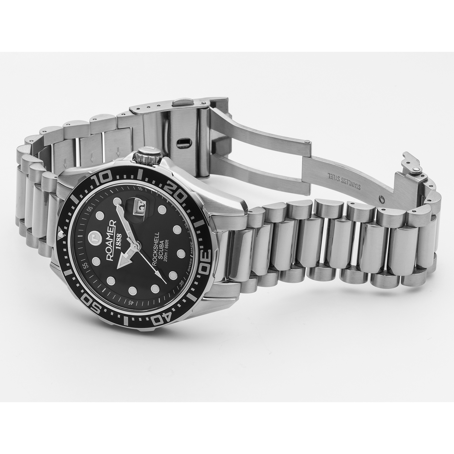 Roamer 220858 41 85 50 męski zegarek Rockshell Mark III bransoleta - miniatura 3