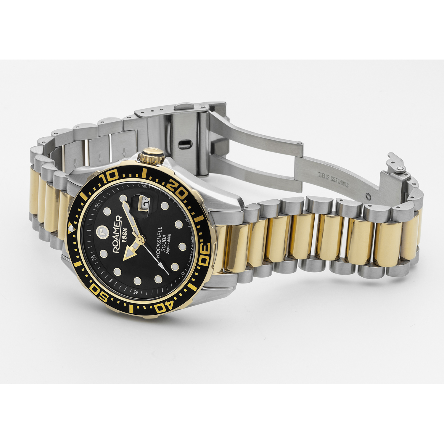 Roamer 220858 47 85 50 męski zegarek Rockshell Mark III bransoleta - miniatura 7