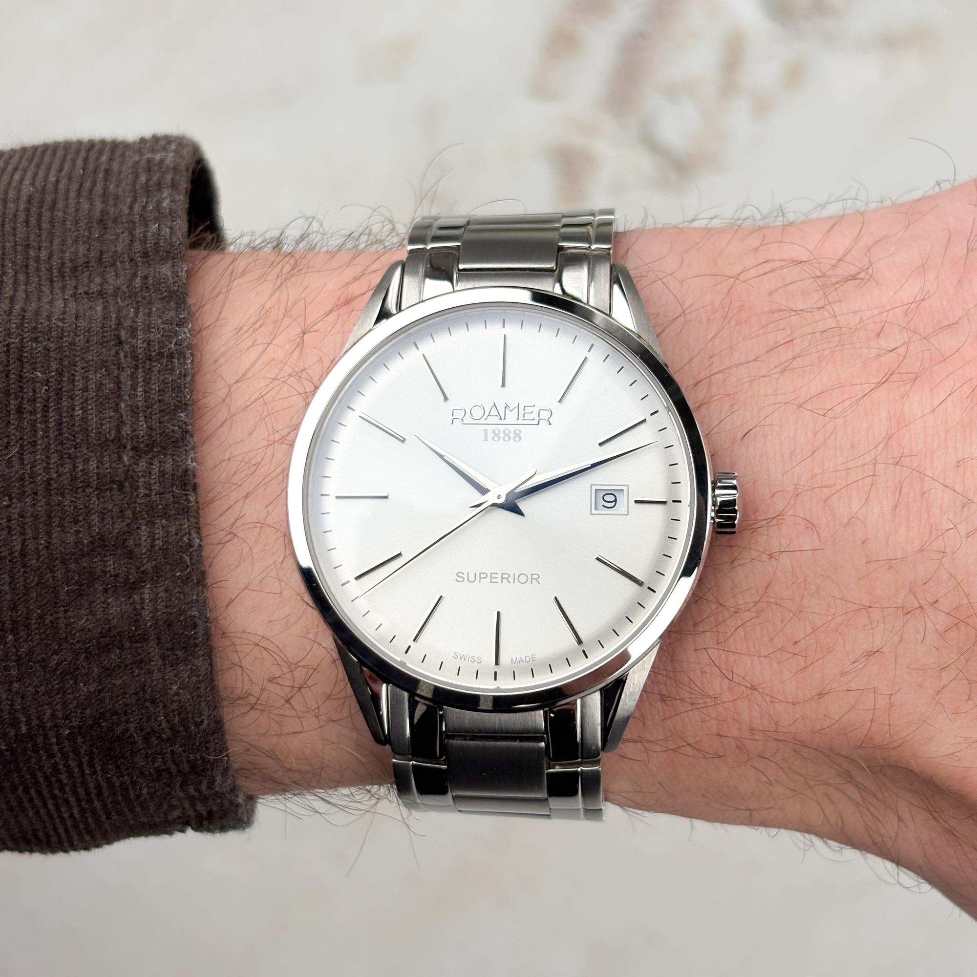 Roamer 508833 41 15 50 męski zegarek Superior bransoleta - miniatura 3