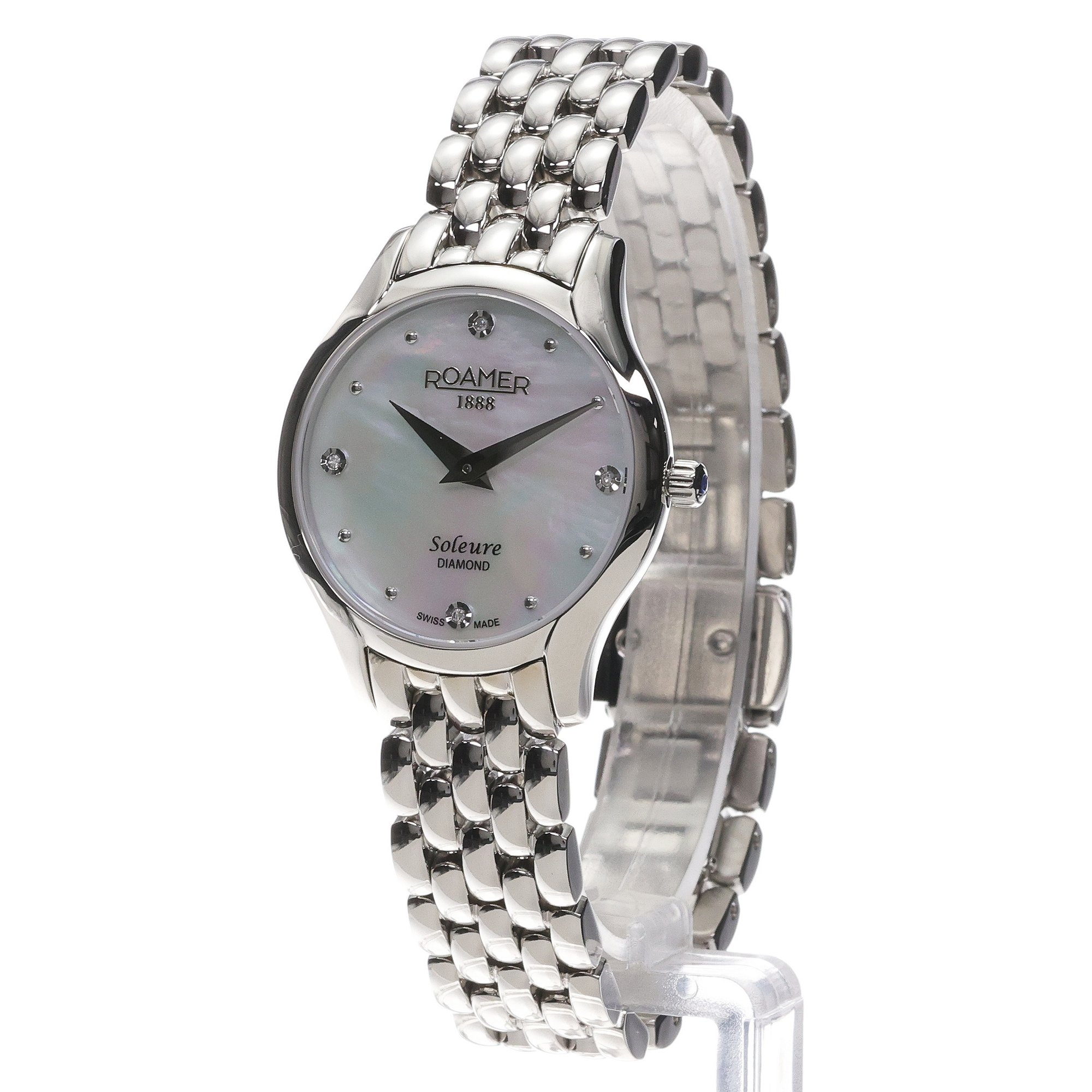 Roamer 547857 41 25 50 Soleure elegancki zegarek srebrny