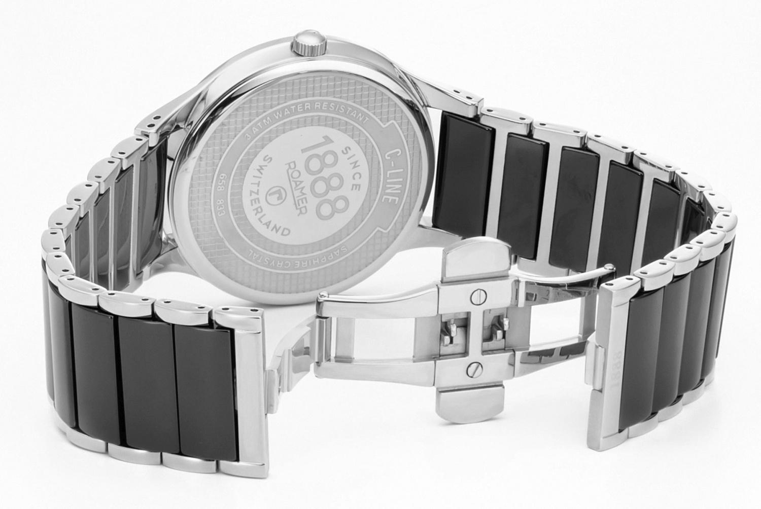 Roamer 658833 41 55 61 męski zegarek C-Line bransoleta