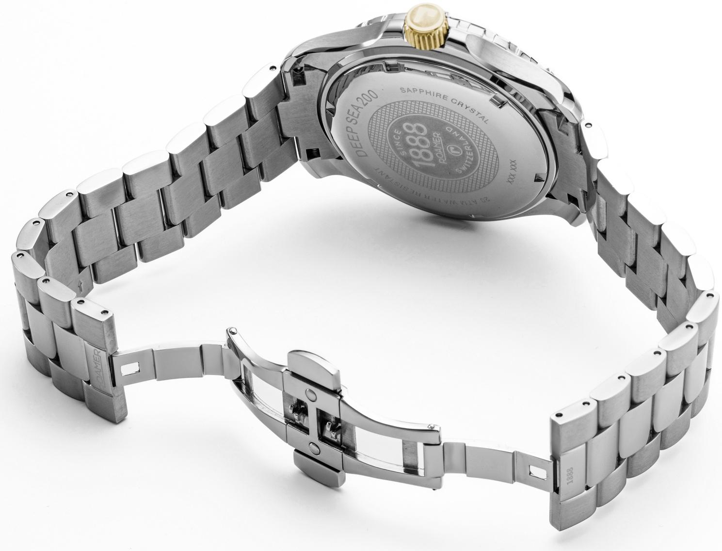 Roamer 860833 47 45 70 Deep Sea Deep Sea 200 zegarek męski klasyczny szafirowe