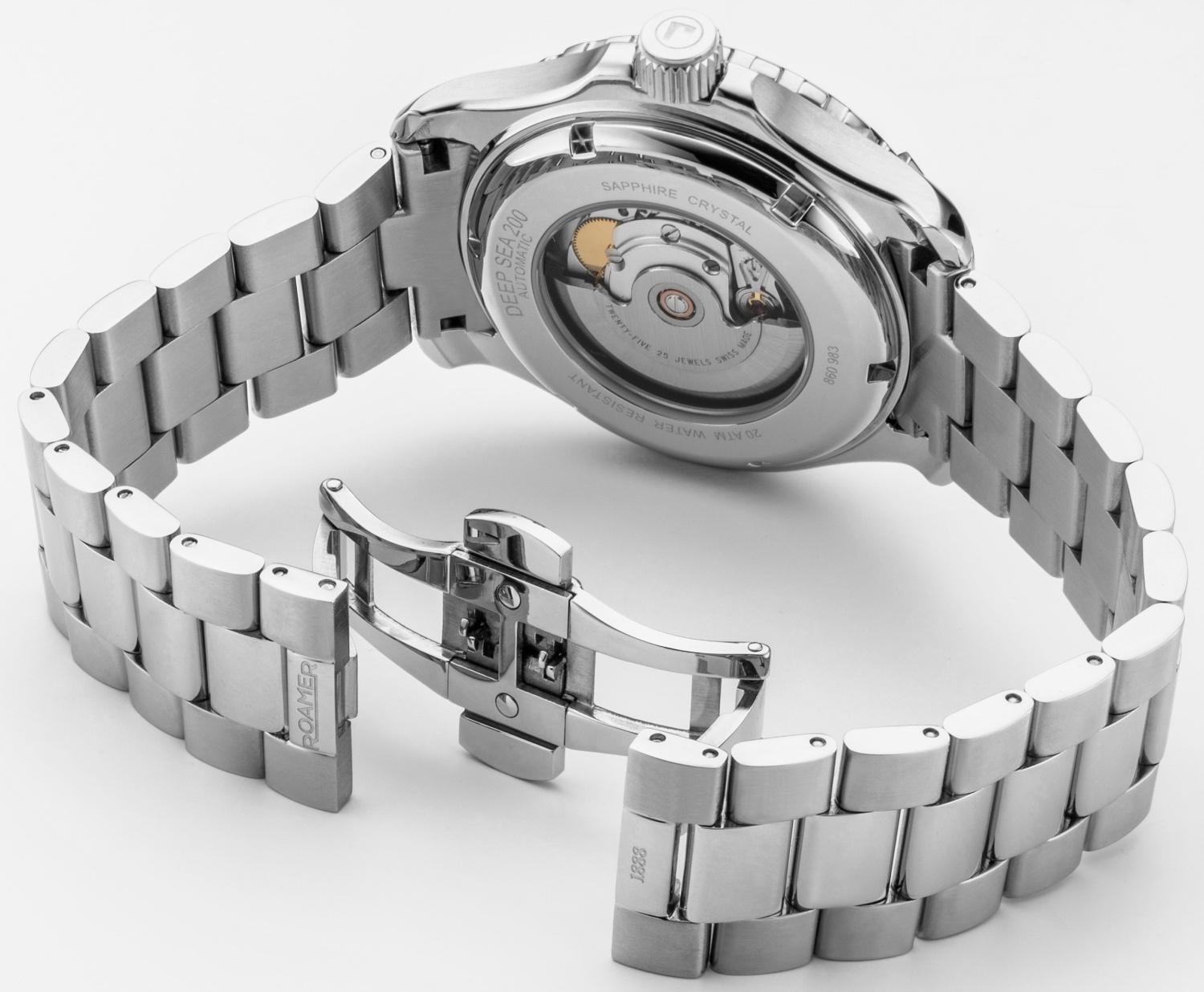 Roamer 860983 41 55 70 Deep Sea 200 Automatic zegarek Deep Sea - miniatura 8