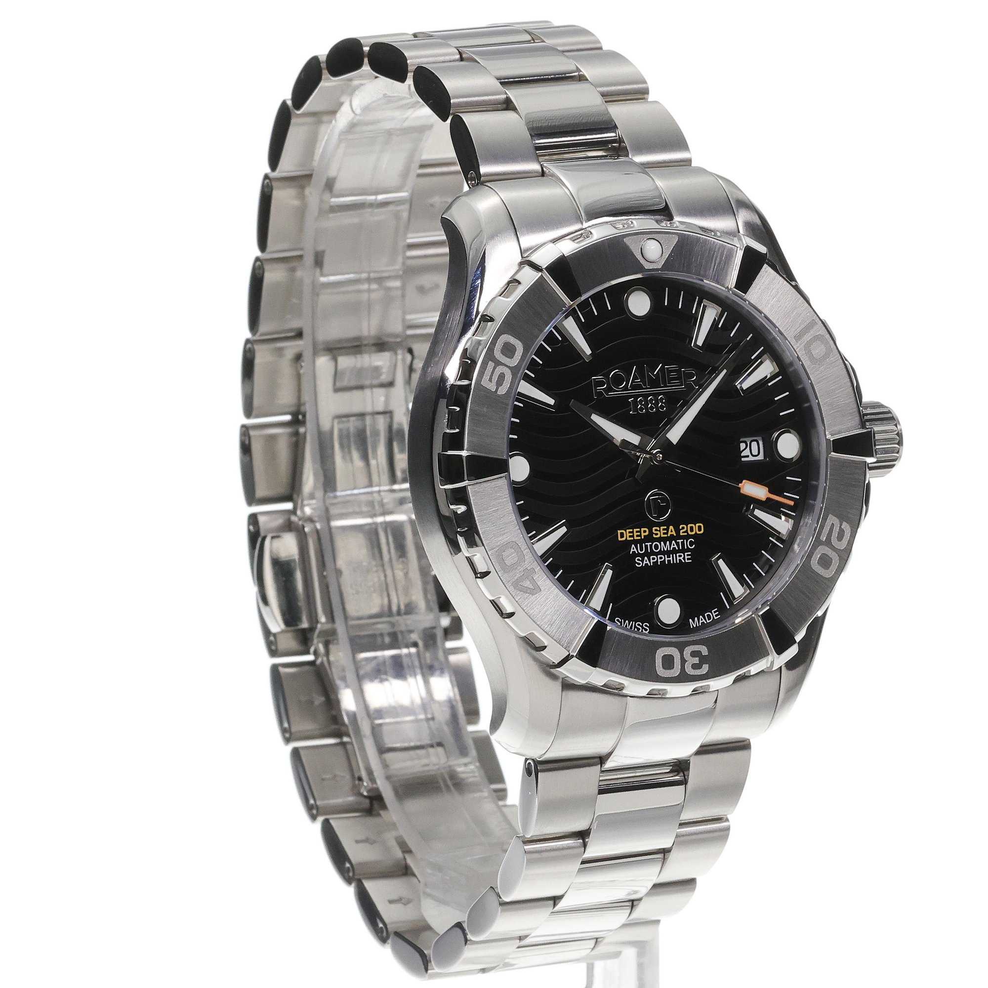 Roamer 860983 41 55 70 zegarek srebrny Deep Sea bransoleta - miniatura 3