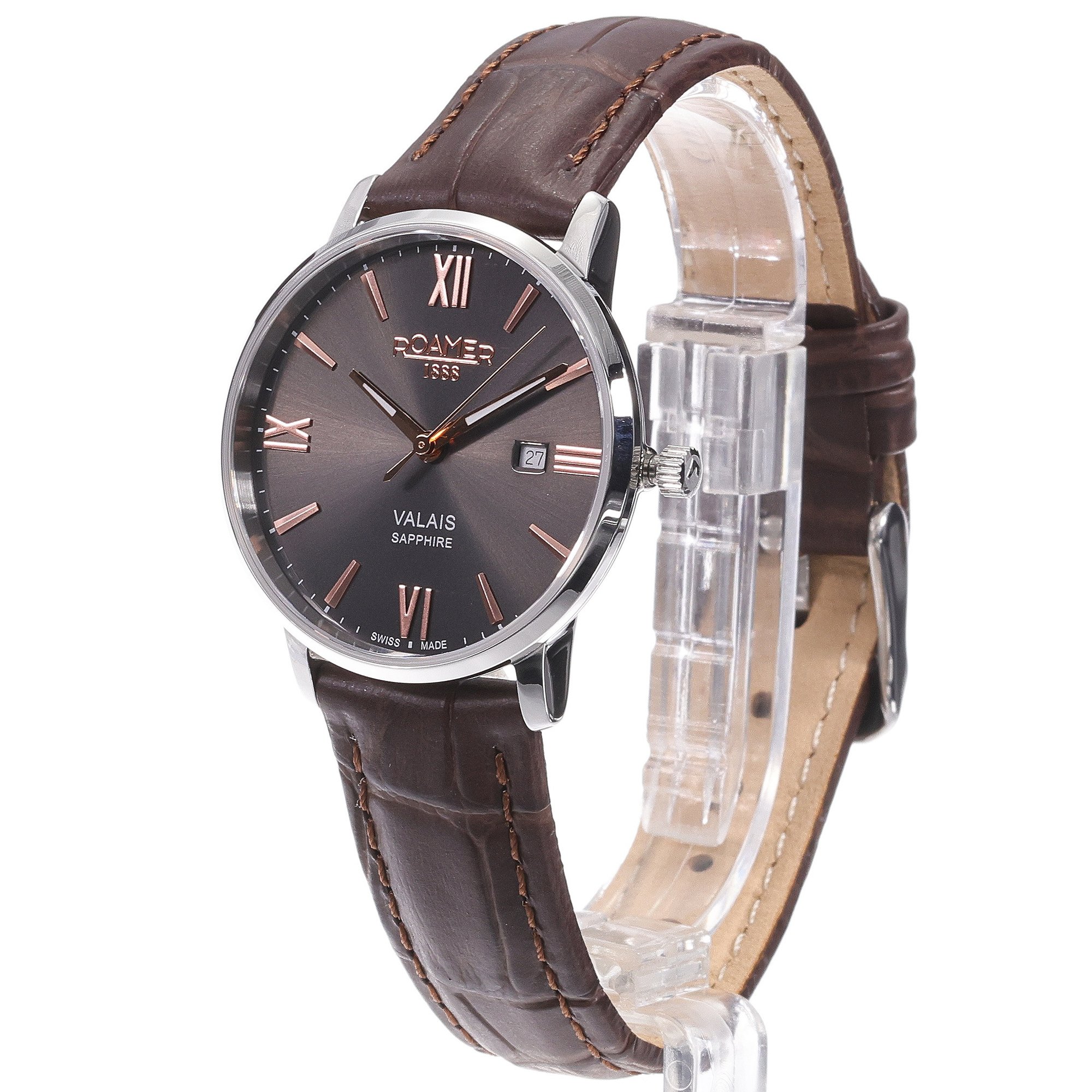 Roamer 958844 41 53 05 zegarek klasyczny Valais - miniatura 2