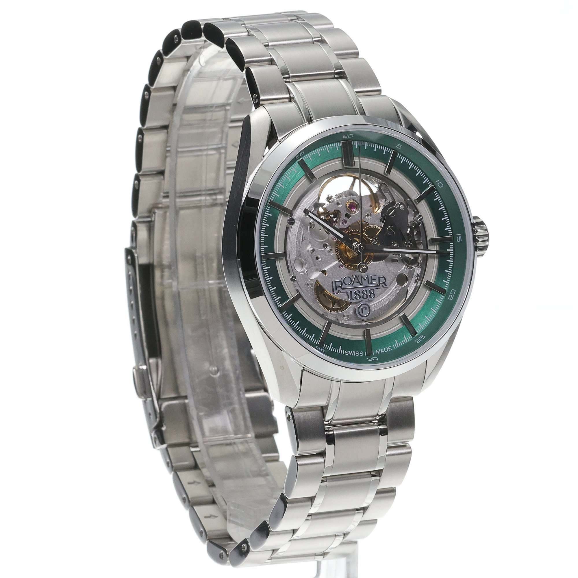 Roamer 965985 41 75 20 zegarek srebrny elegancki Pro bransoleta - miniatura 3