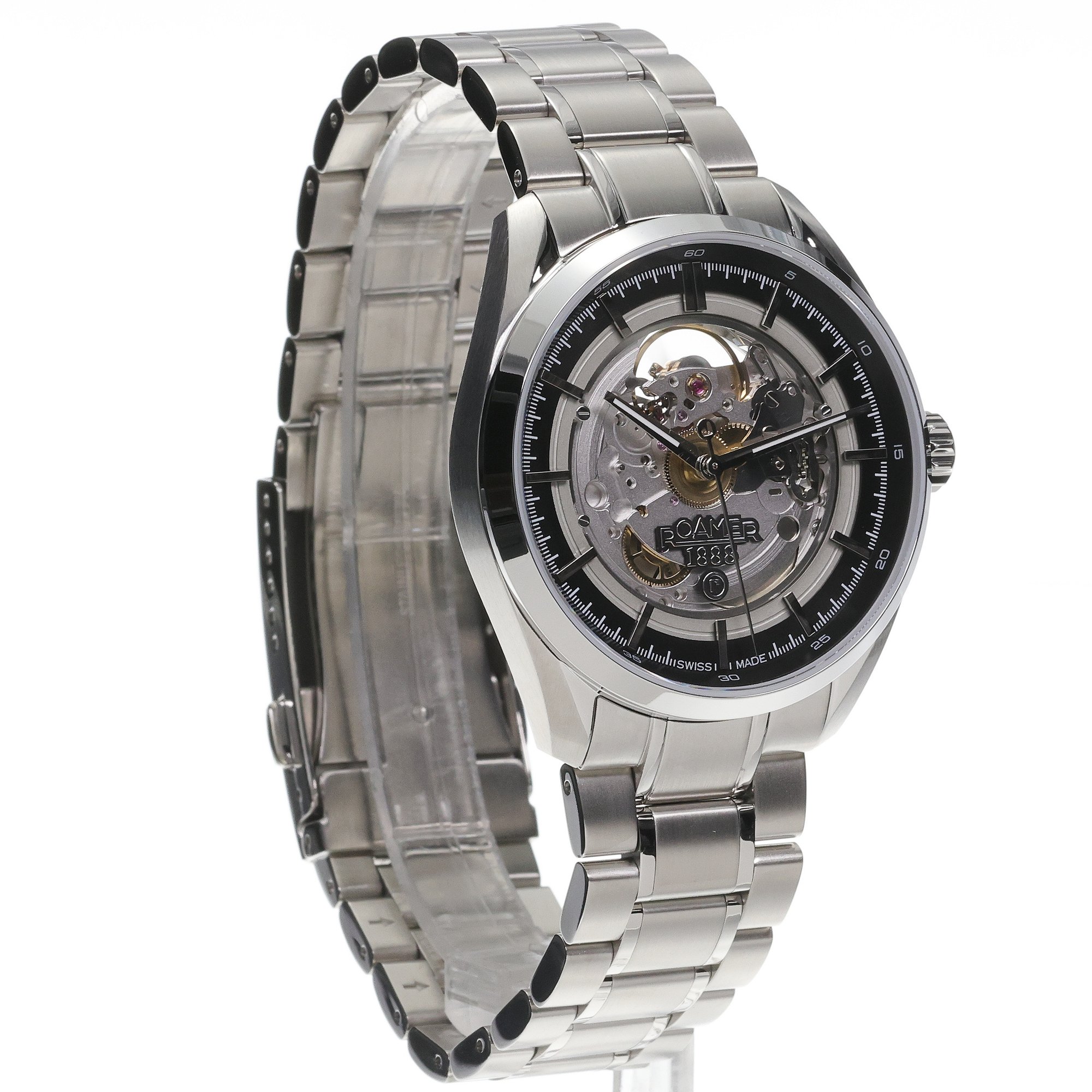 Roamer 965985 41 85 20 zegarek srebrny elegancki Pro bransoleta - miniatura 3