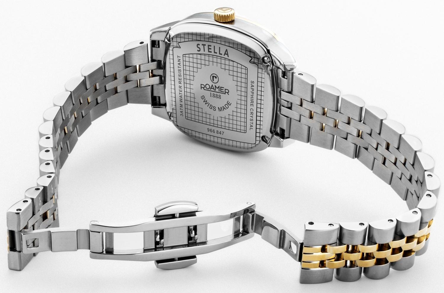Roamer 966847 47 20 20 damski zegarek Stella bransoleta