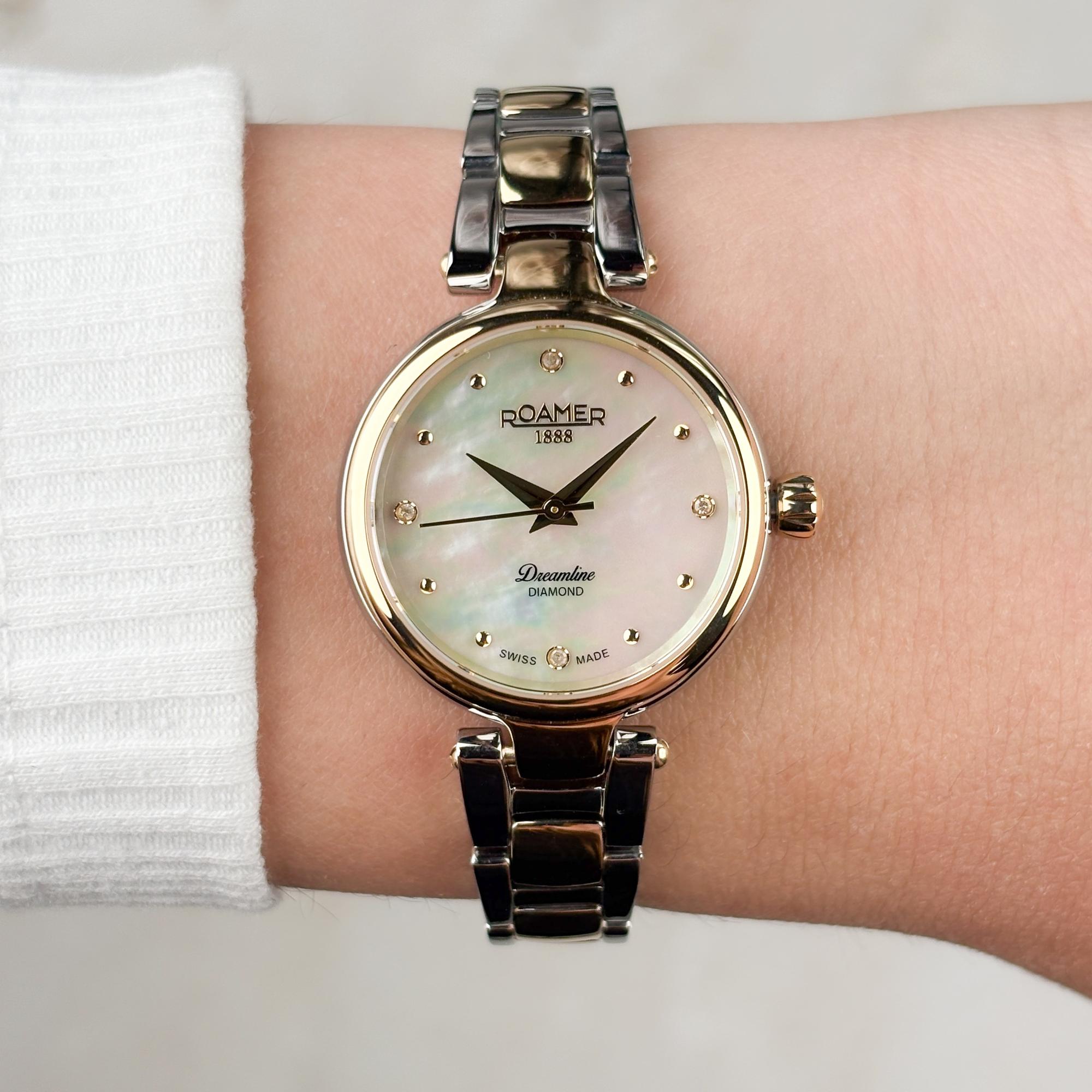 Roamer 967847 47 20 50 zegarek damski Dreamline srebrny