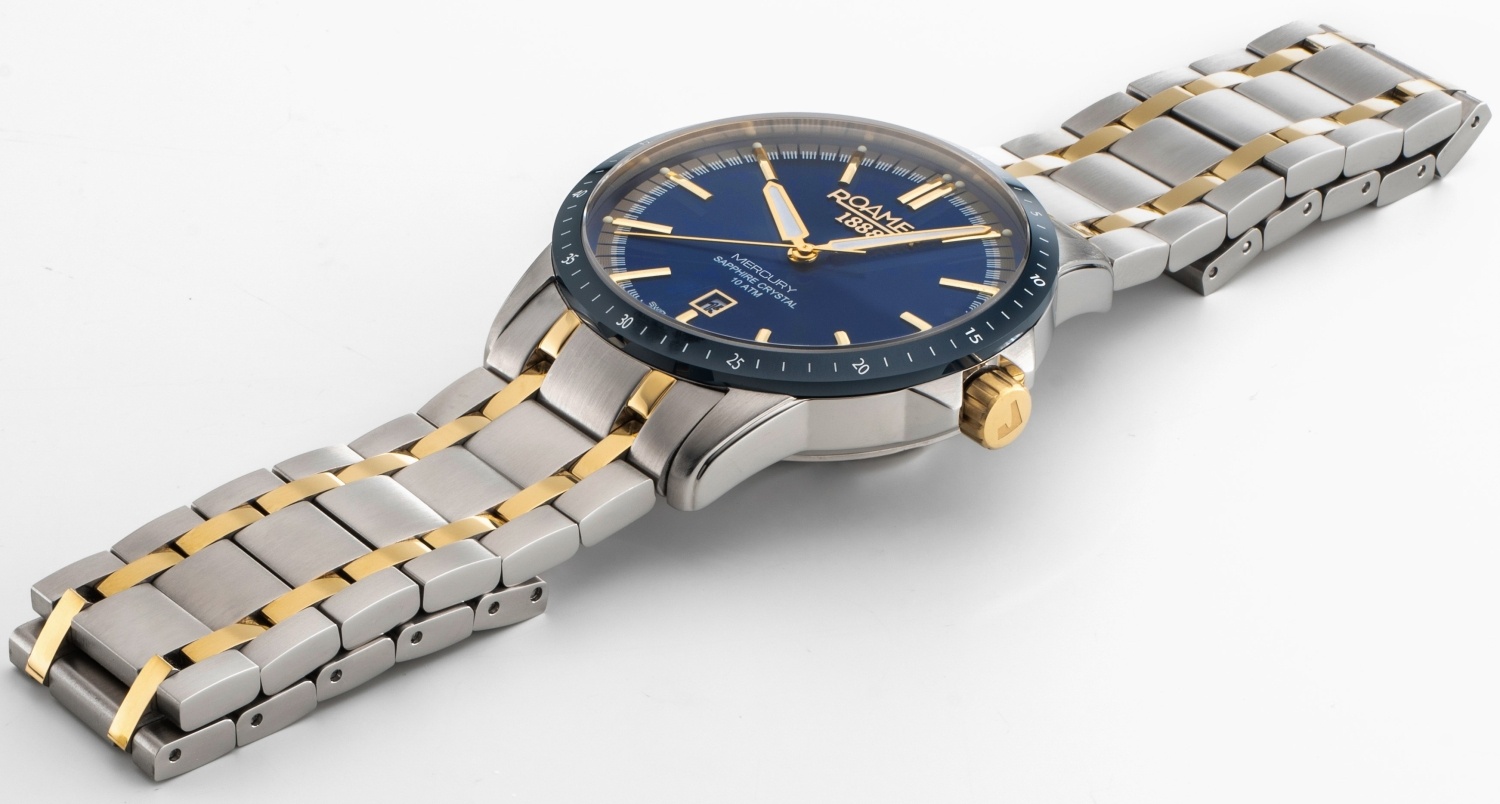 Roamer 968833 47 45 20 męski zegarek Mercury bransoleta - miniatura 3