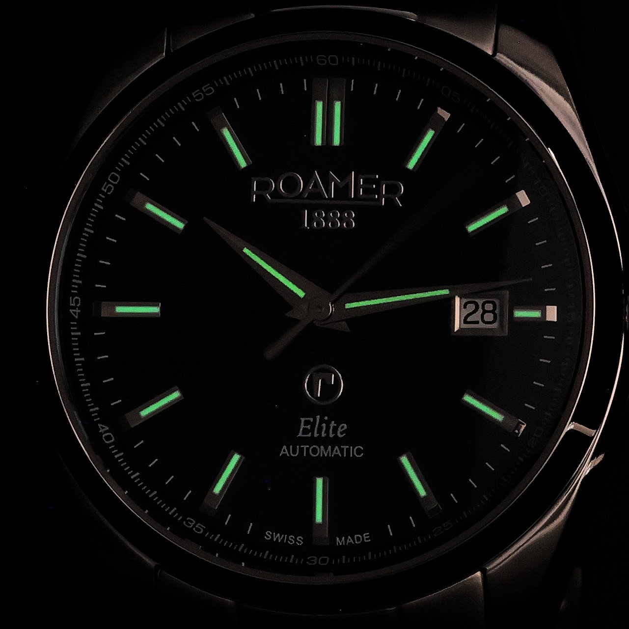 Roamer 970983 41 45 20 Elite Roamer klasyczny zegarek srebrny