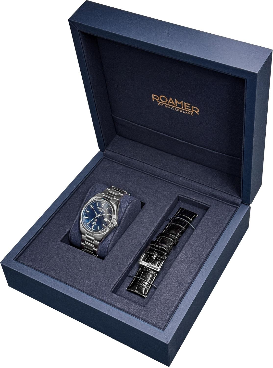 Roamer 970983 41 45 20 Elite Roamer klasyczny zegarek srebrny