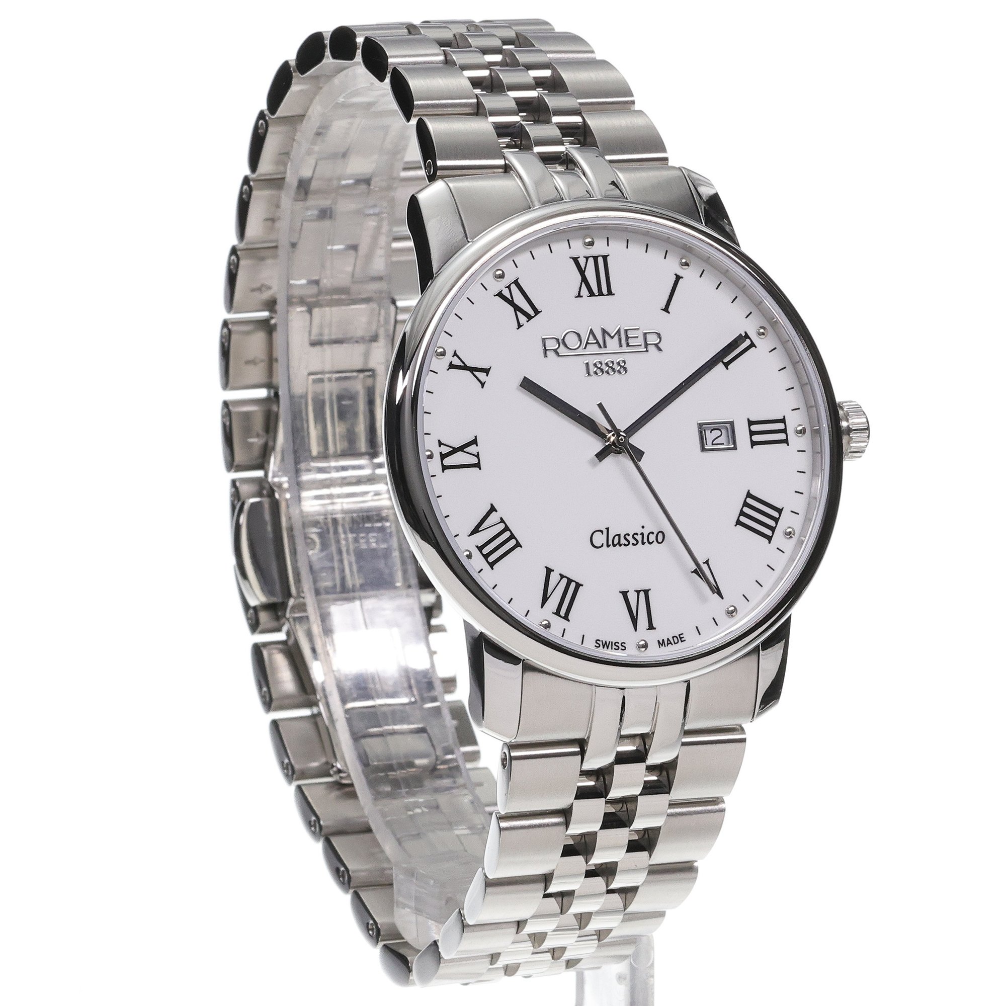 Roamer 971856 41 25 50 zegarek srebrny klasyczny Męskie bransoleta - miniatura 3