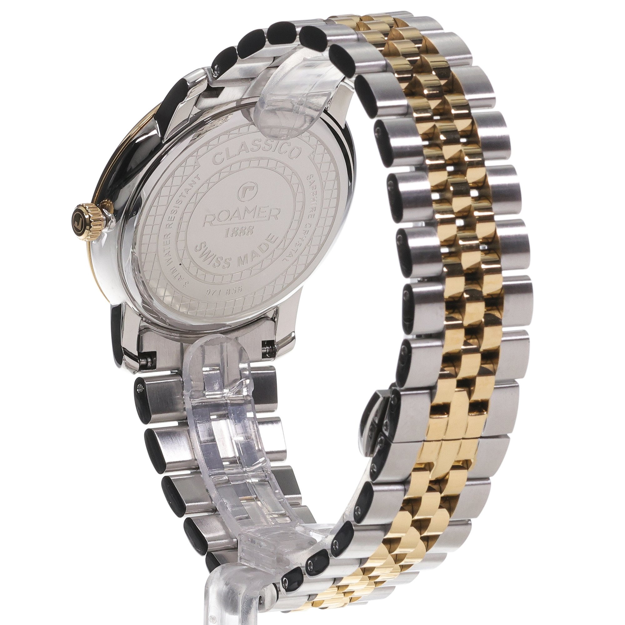 Roamer 971856 48 25 50 zegarek srebrny klasyczny Męskie bransoleta - miniatura 4