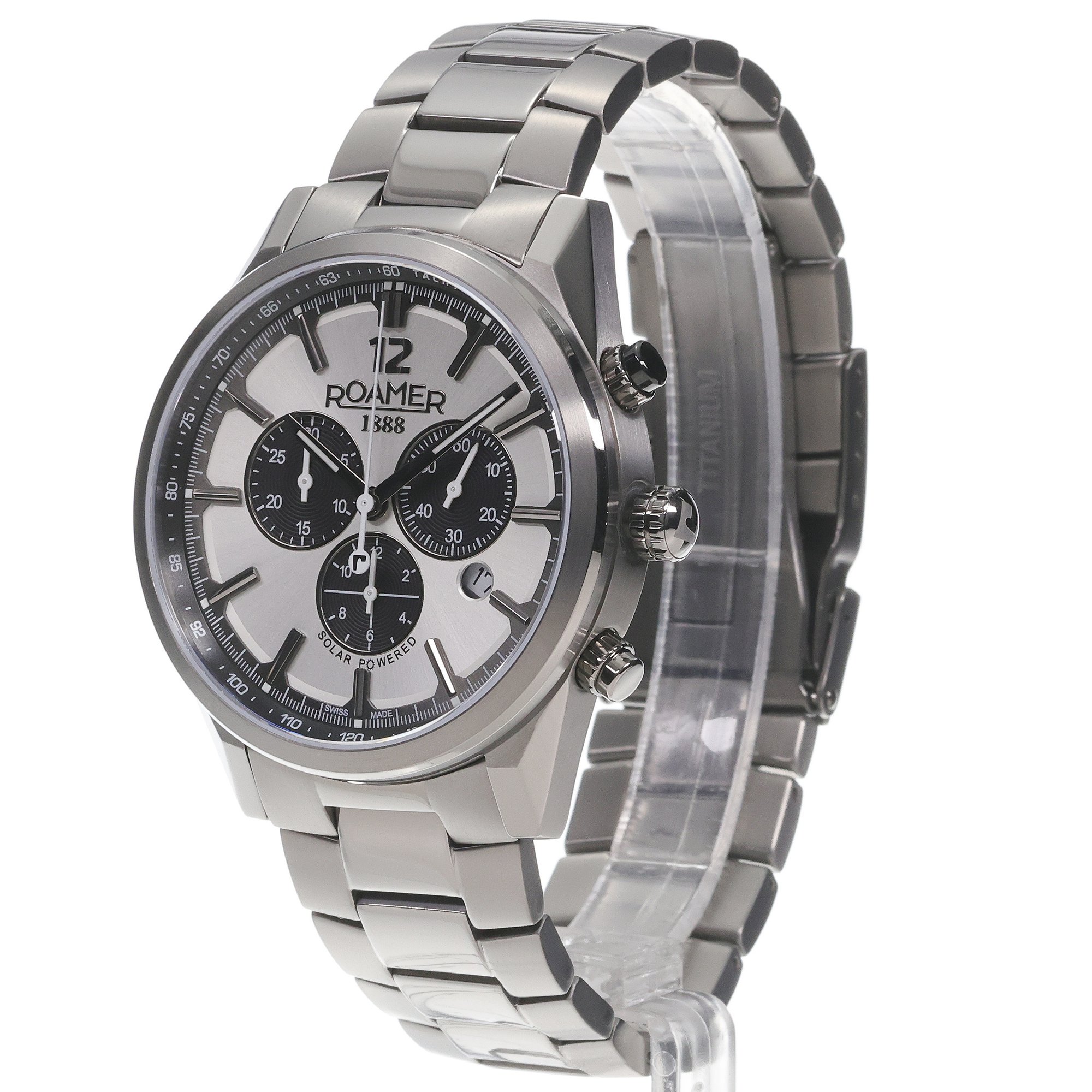 Roamer 973981 44 15 20 HELIOS POWER Męskie klasyczny zegarek szary - miniatura 2