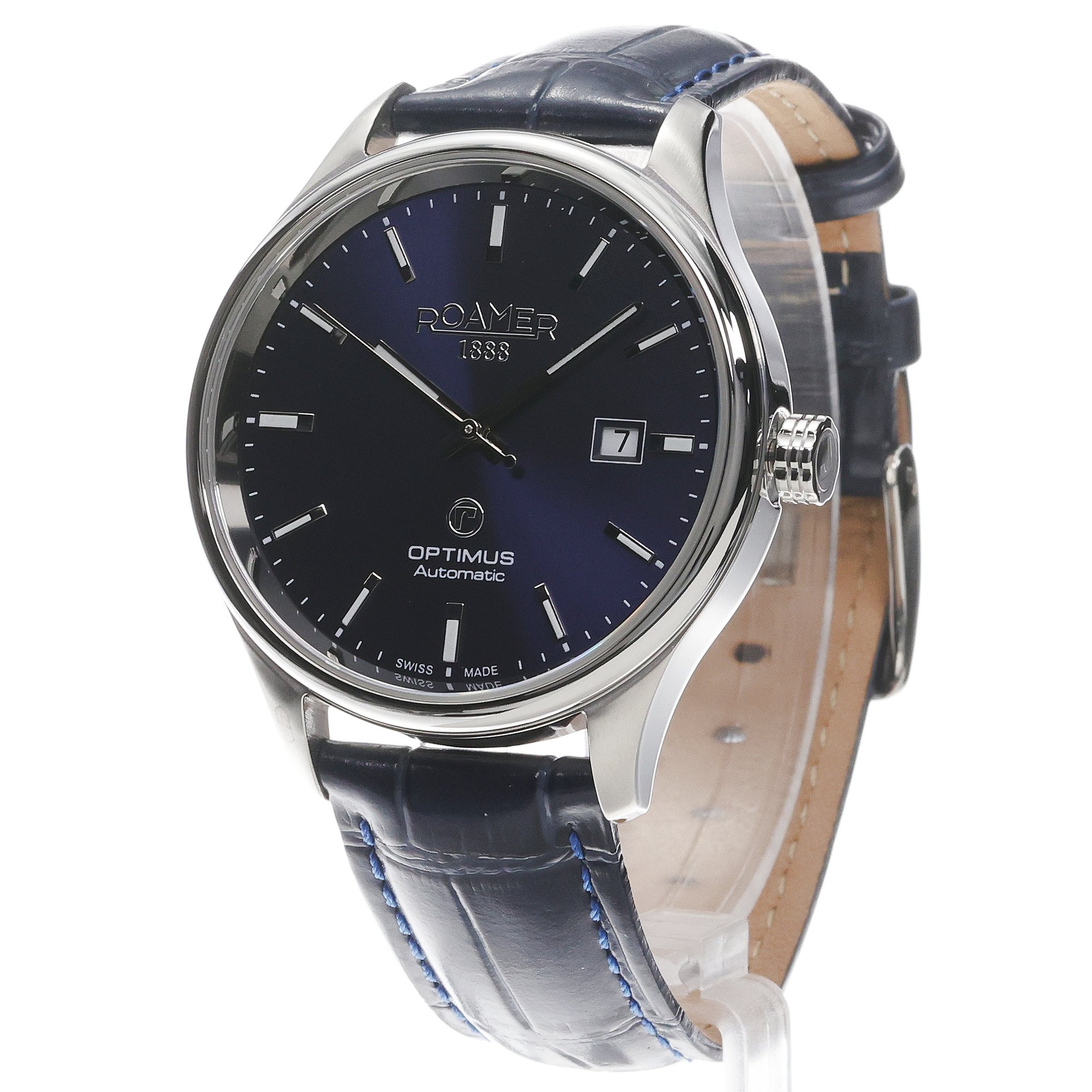 Roamer 983983 41 45 05 zegarek męski Optimus srebrny