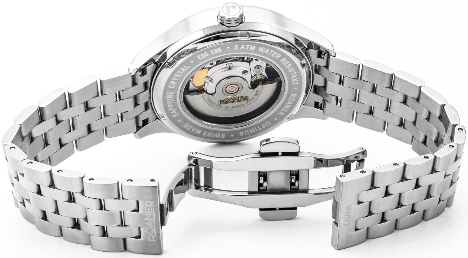 Roamer 983983 41 55 50 Optimus zegarek męski klasyczny szafirowe