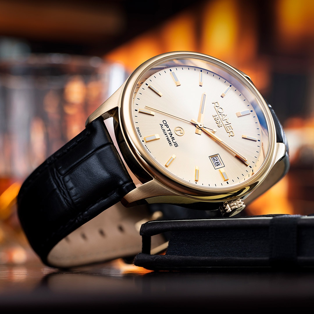 Roamer 983983 48 35 05 zegarek męski klasyczny Optimus pasek