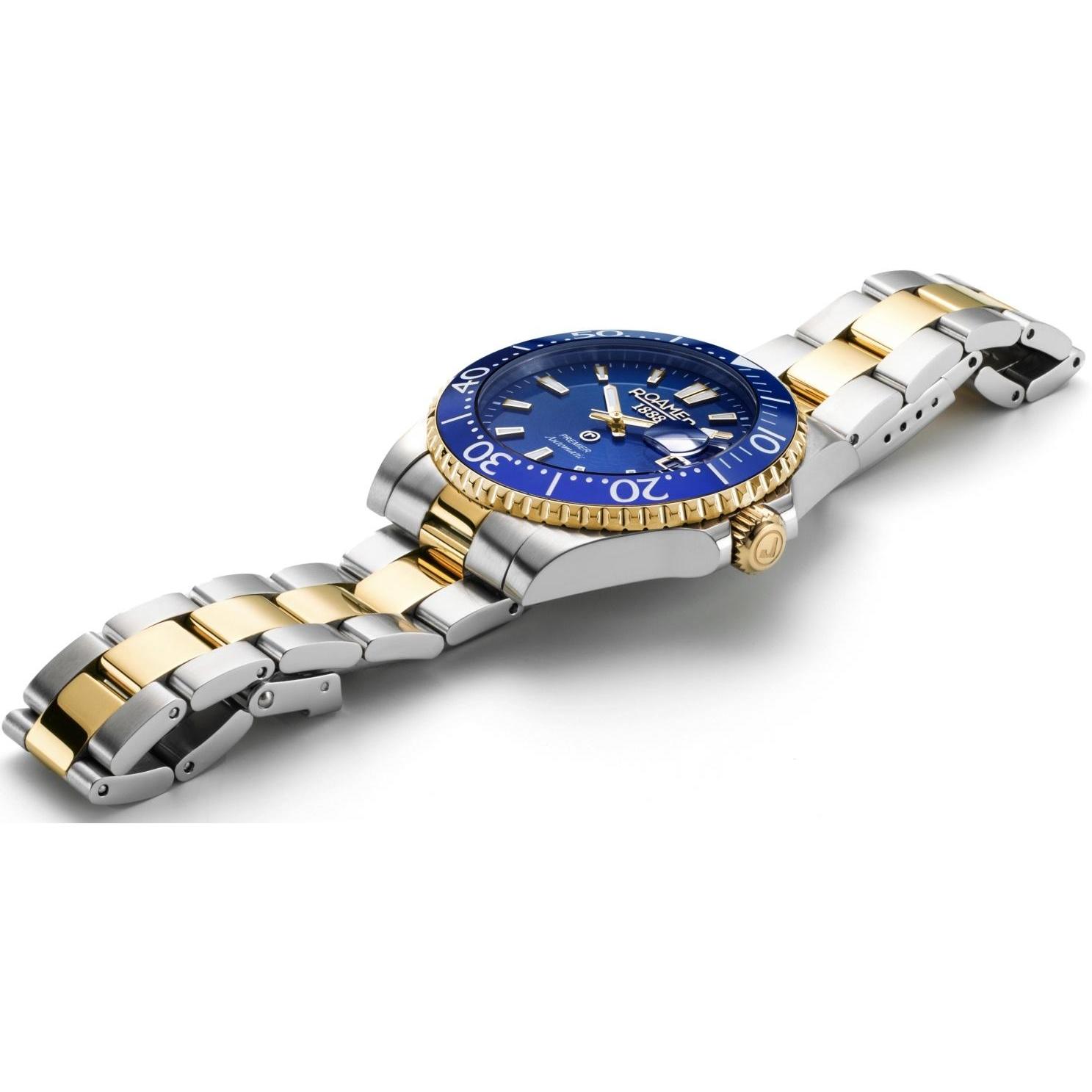 Roamer 986983 47 45 20 męski zegarek Premier bransoleta - miniatura 3