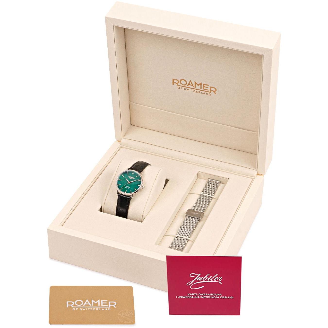 Roamer 989847 41 70 05 Valais klasyczny zegarek srebrny - miniatura 9