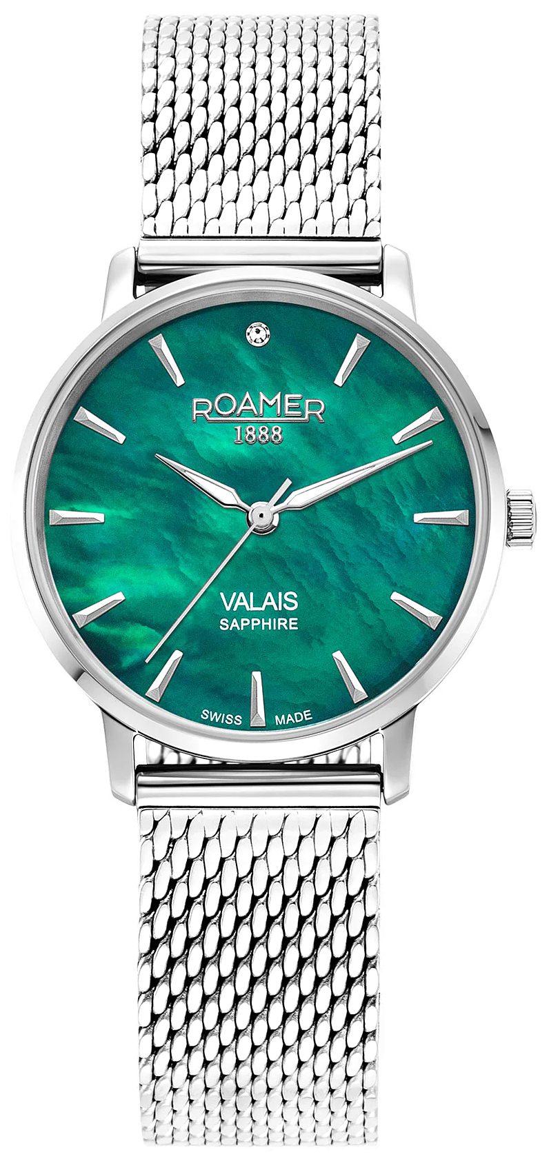 Roamer 989847 41 70 05 Valais zegarek damski klasyczny szafirowe - miniatura 2