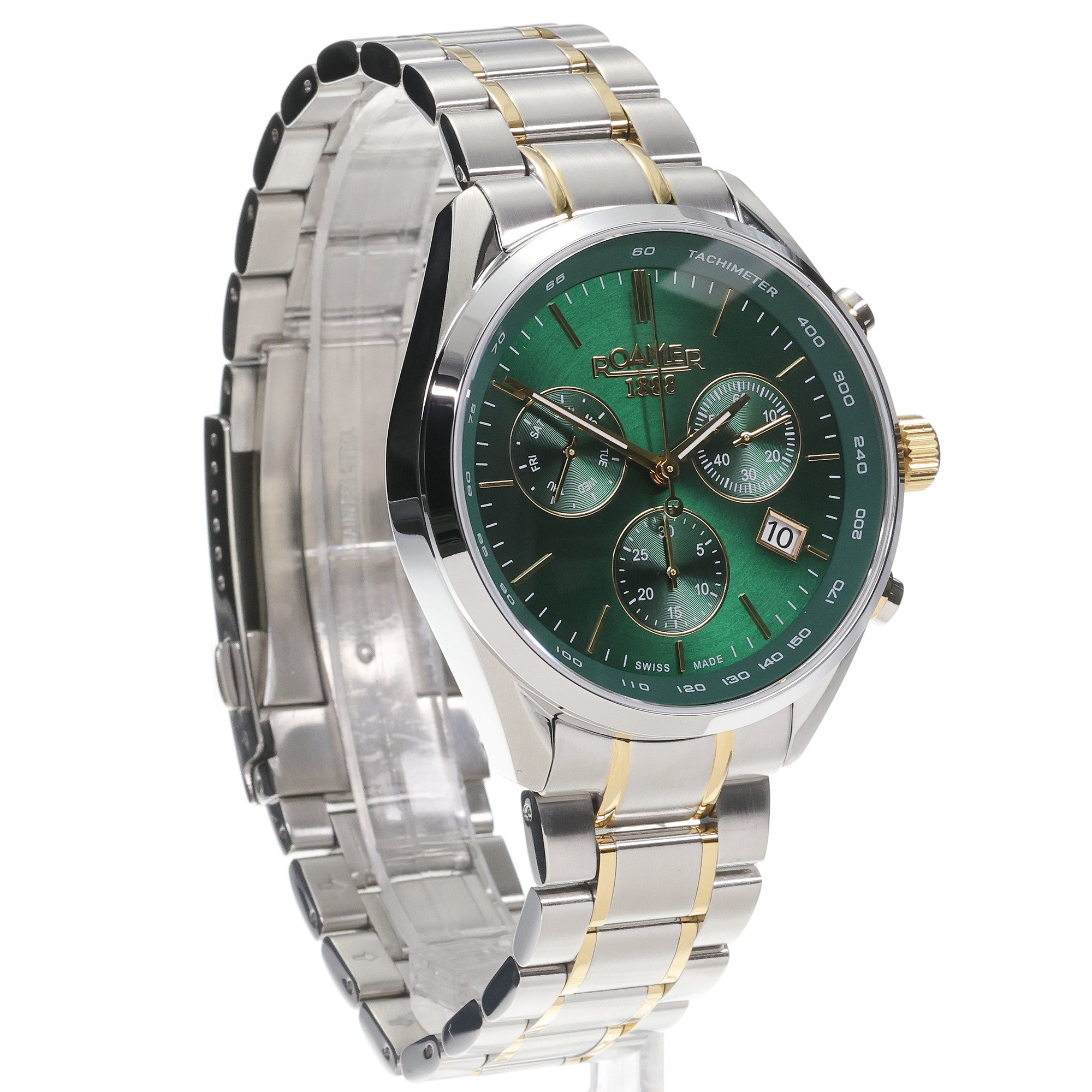 Roamer 993819 47 75 20 zegarek srebrny sportowy Pro Chrono bransoleta - miniatura 3