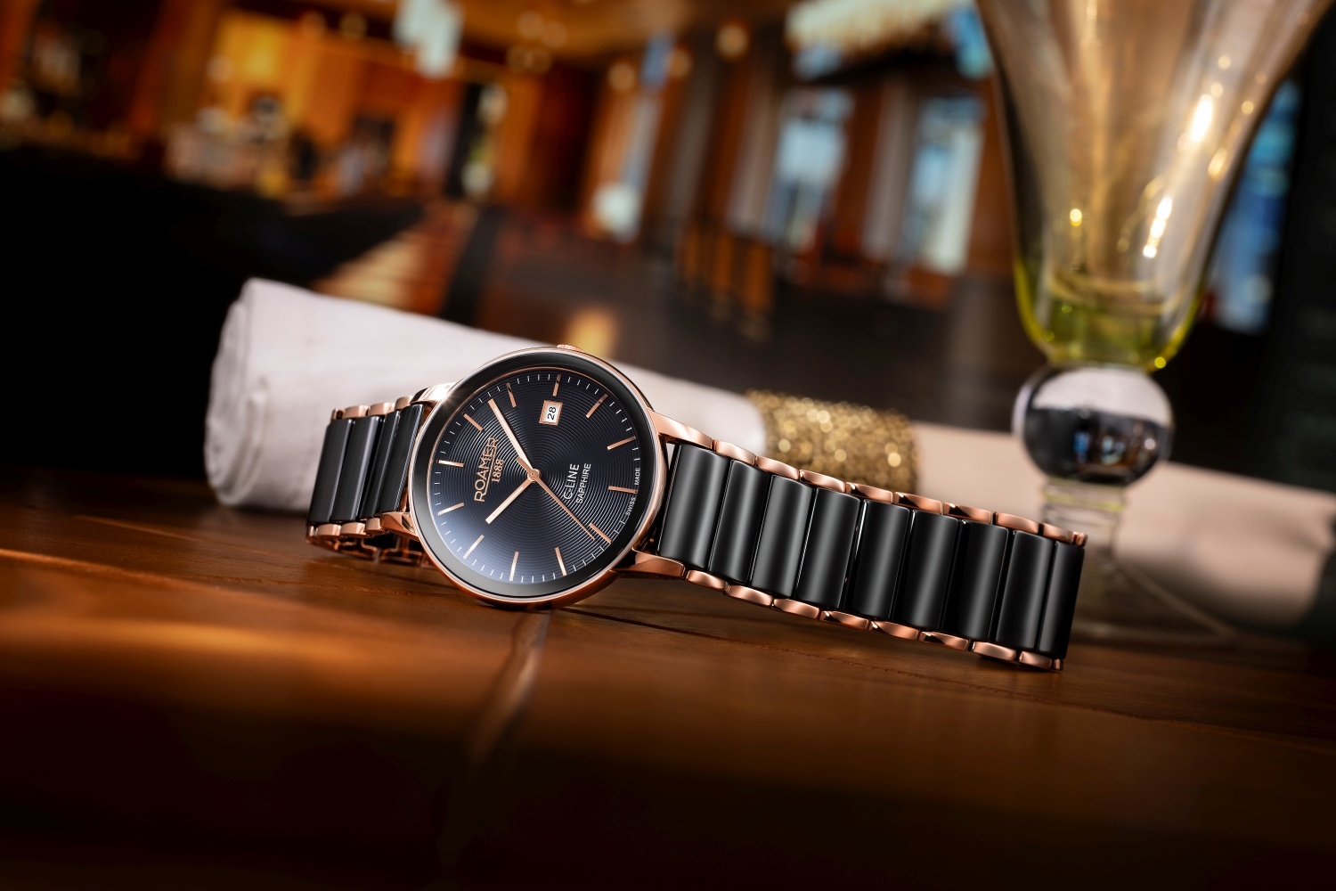 Roamer 997833 46 85 20 C-Line zegarek męski klasyczny szafirowe