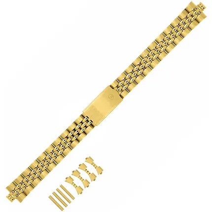 Rochet 2325784A Block band Polished satin ASTERN 12mm IPC Gold - zdjęcie 1