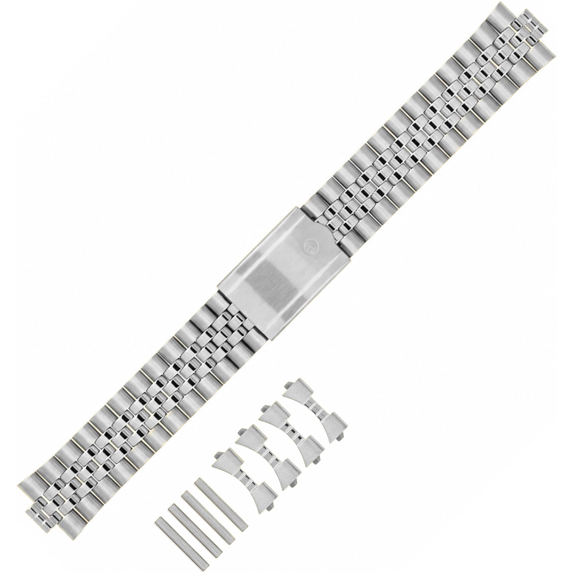 Rochet 2365700A Block band Polished satin ASTERN 18mm Stainless steel wrap - miniatura 1