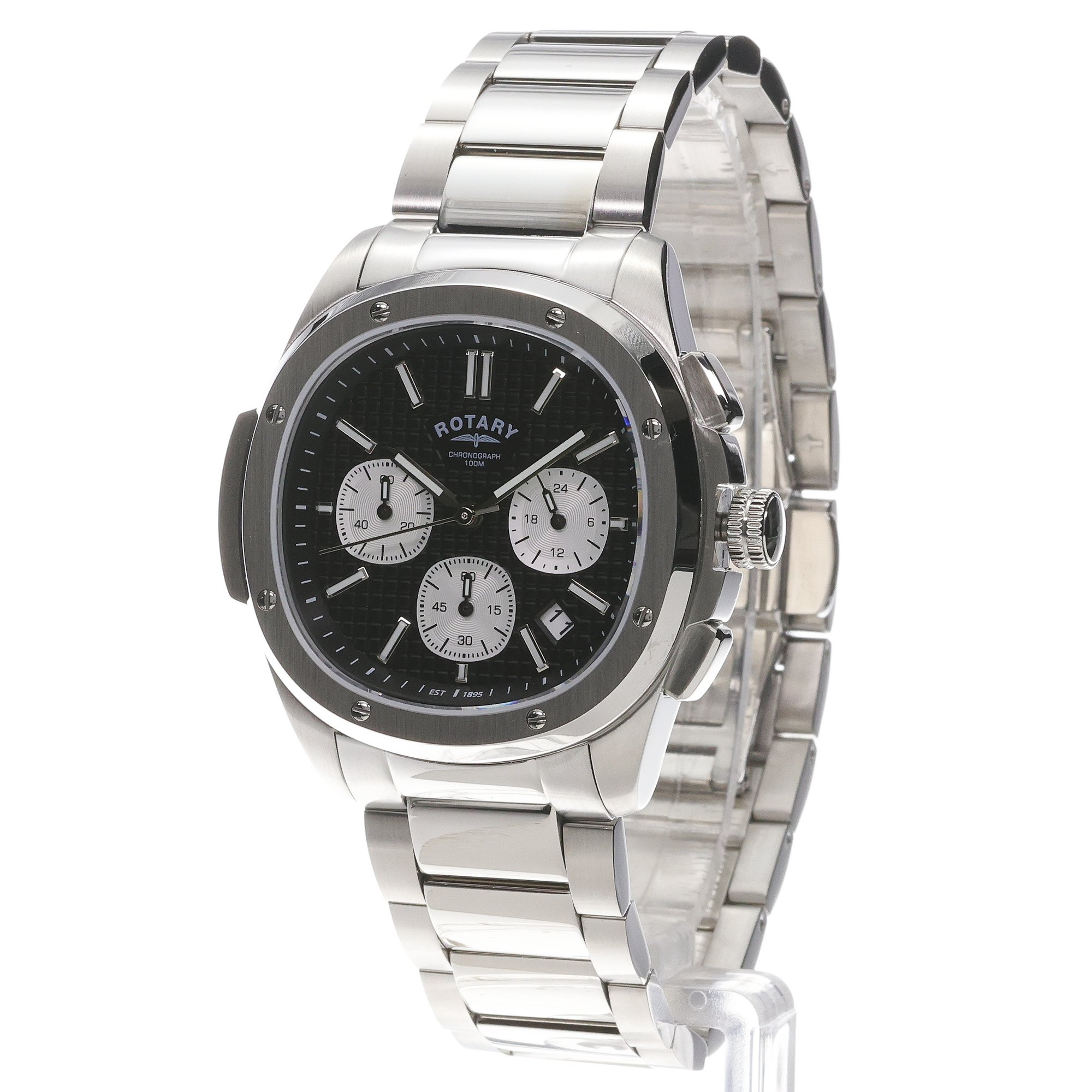 Rotary RGB10027-04 Apex100 Apex100 Chronograph zegarek męski elegancki szafirowe - miniatura 2
