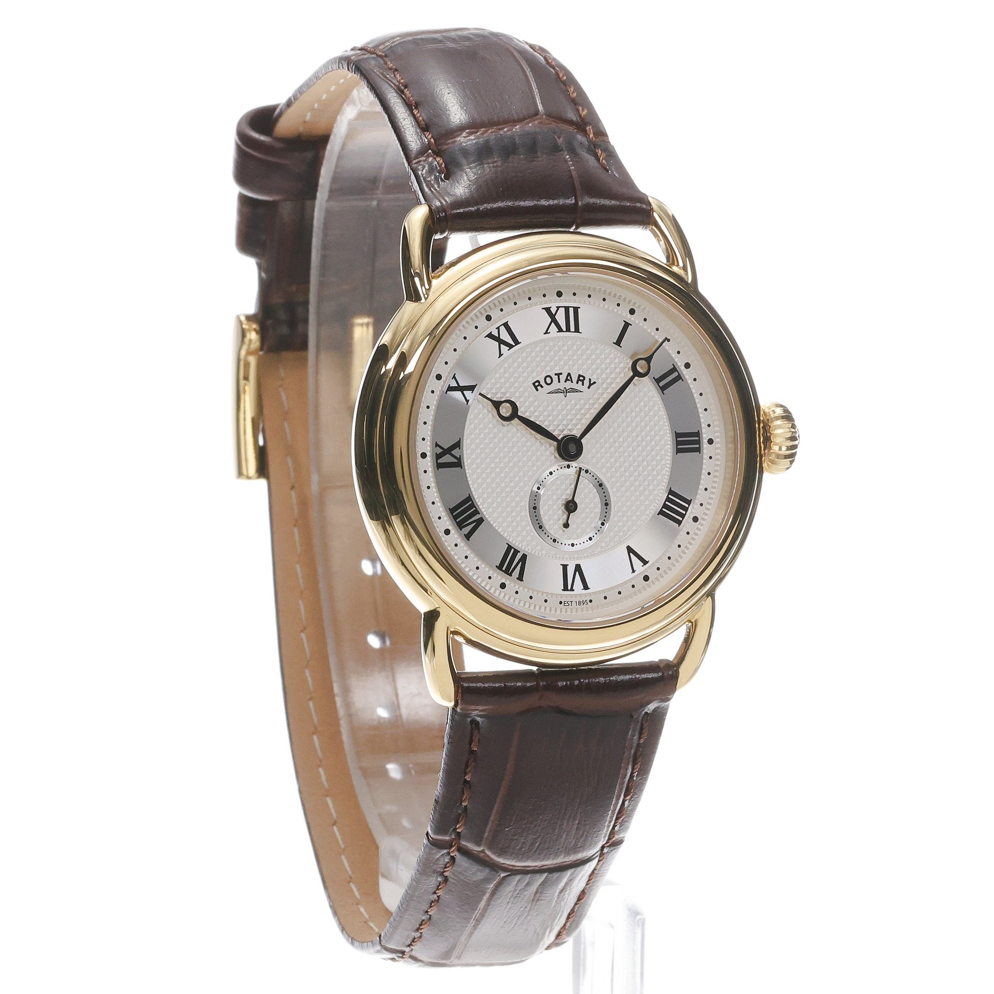 Rotary RGS10014-06 zegarek złoty klasyczny Heritage pasek - miniatura 3