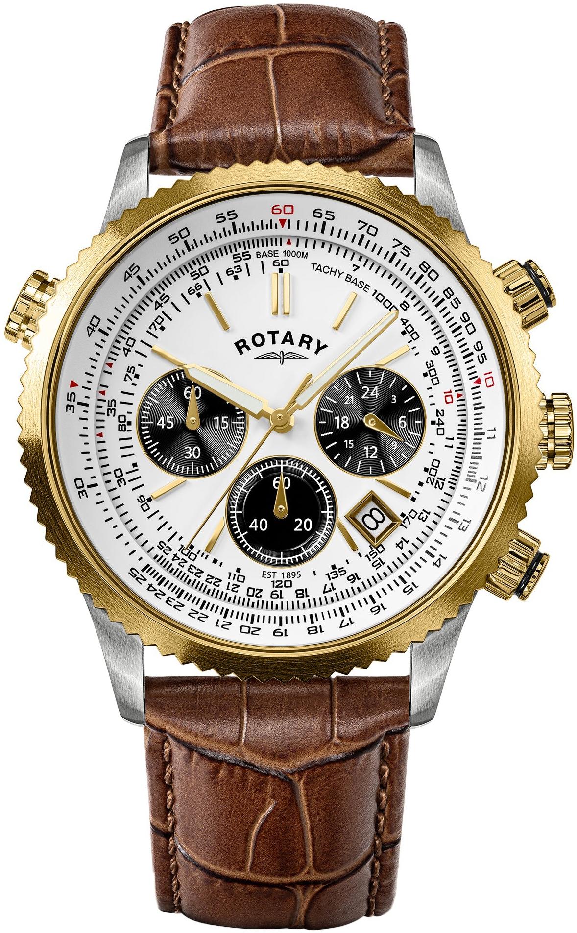 Rotary RGS10091-01 Pilot Chronograph