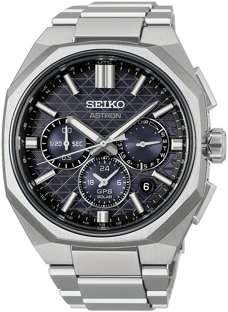 Astron GPS Solar Dual-Time Chronograph Seiko HAB002J1 