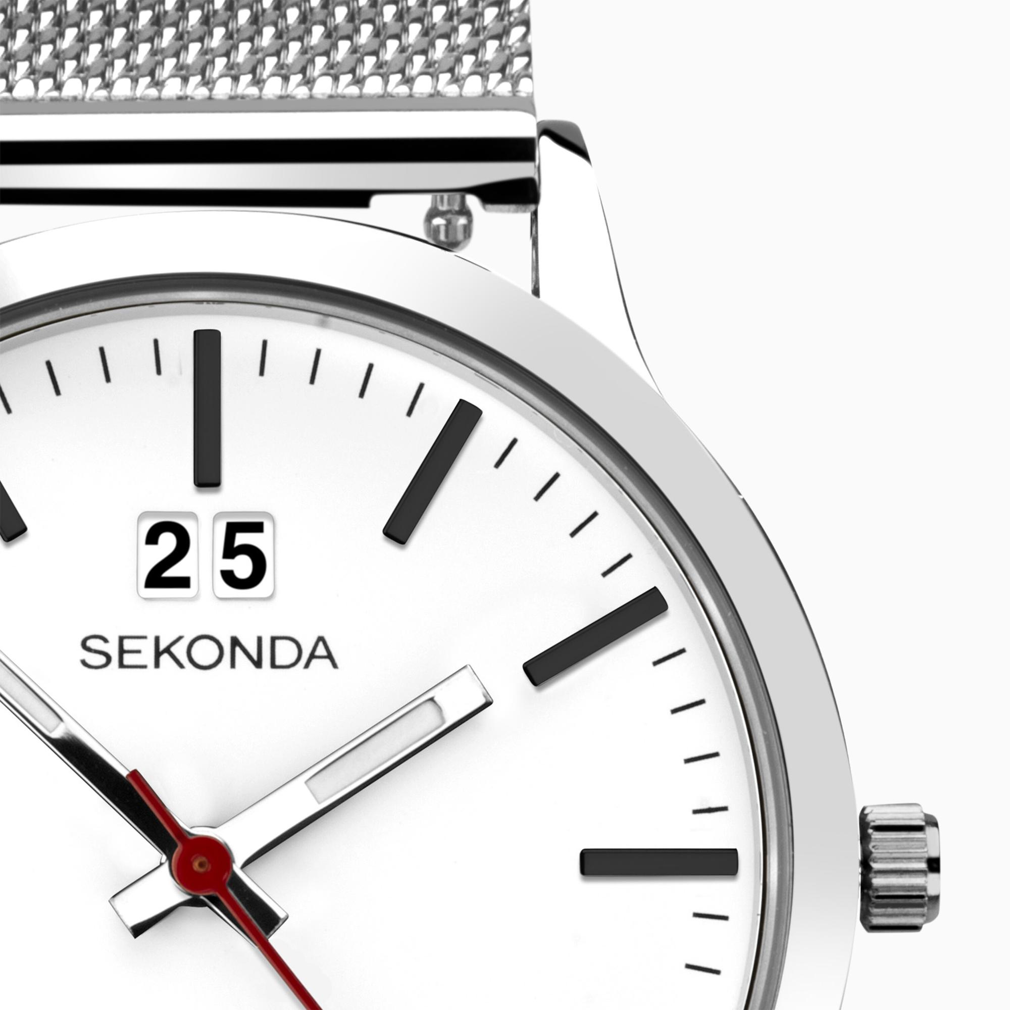 Sekonda 1940 Modern zegarek męski klasyczny mineralne - miniatura 11