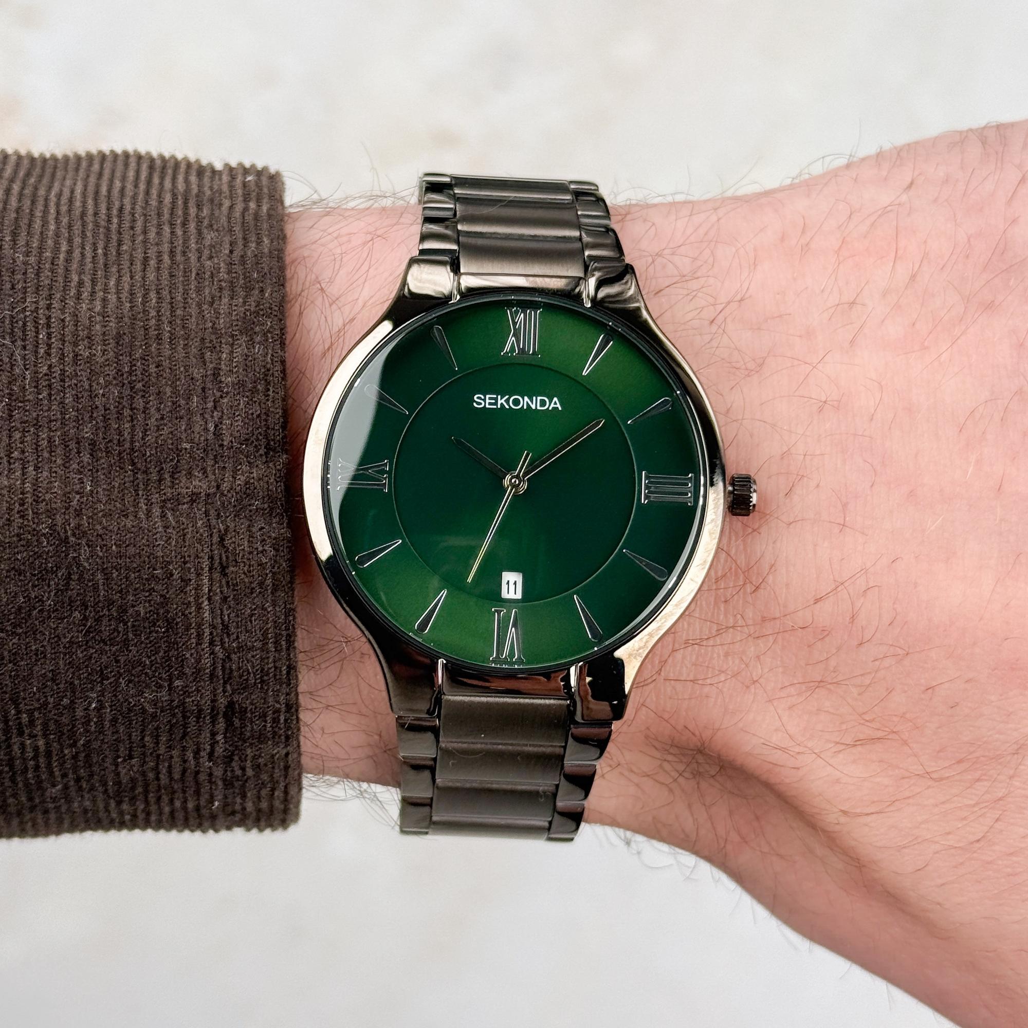 Sekonda 30045 Classic Classic klasyczny zegarek szary - miniatura 9