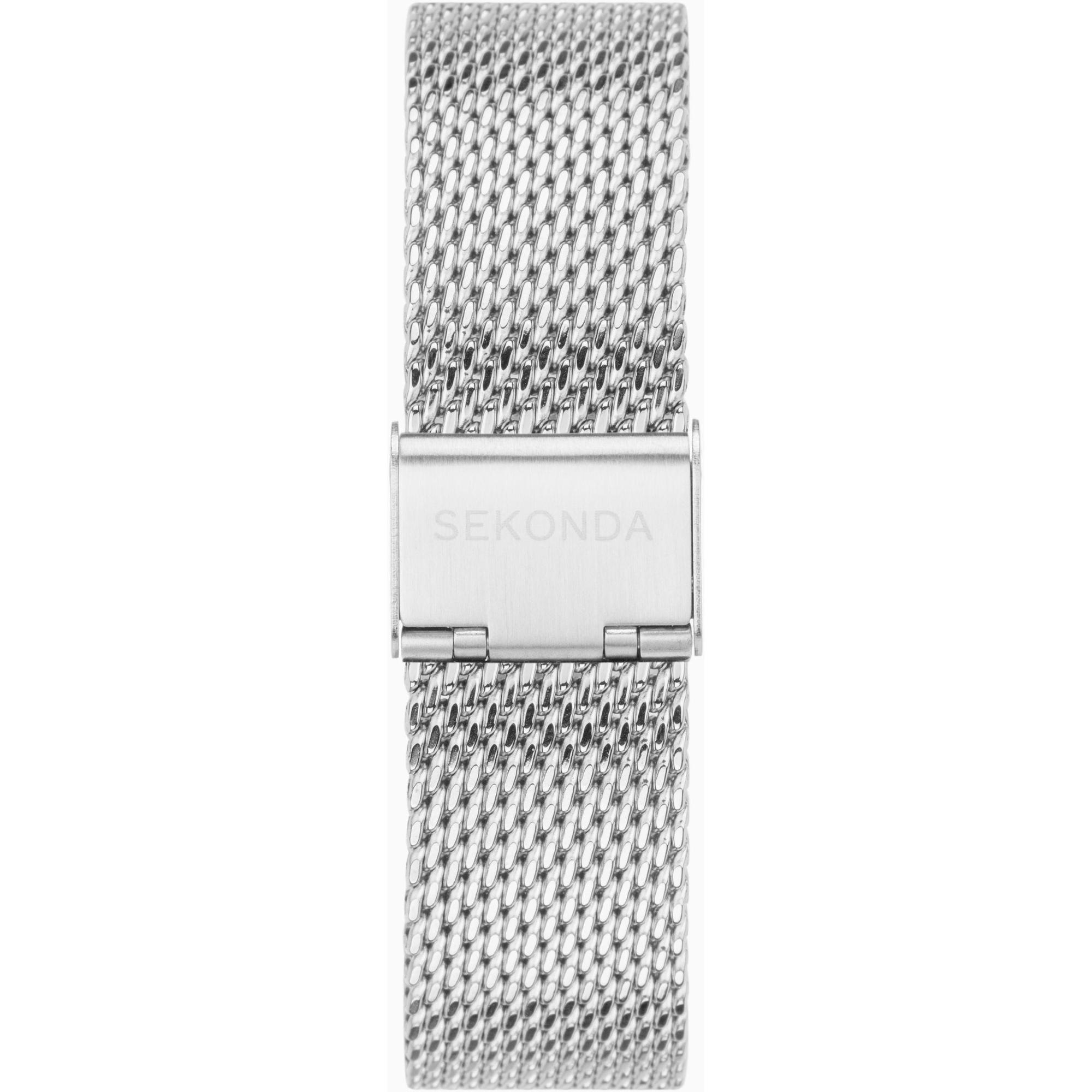Sekonda 30101 zegarek srebrny Pilot bransoleta - miniatura 4