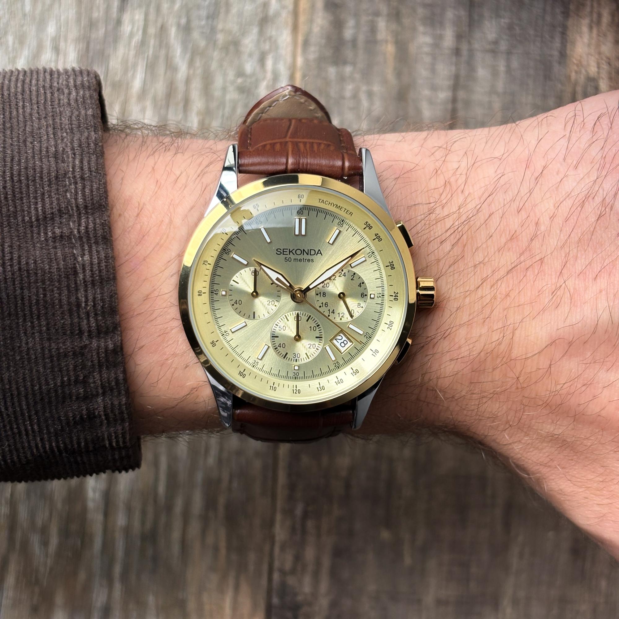 Sekonda 30110 zegarek męski klasyczny Sports pasek