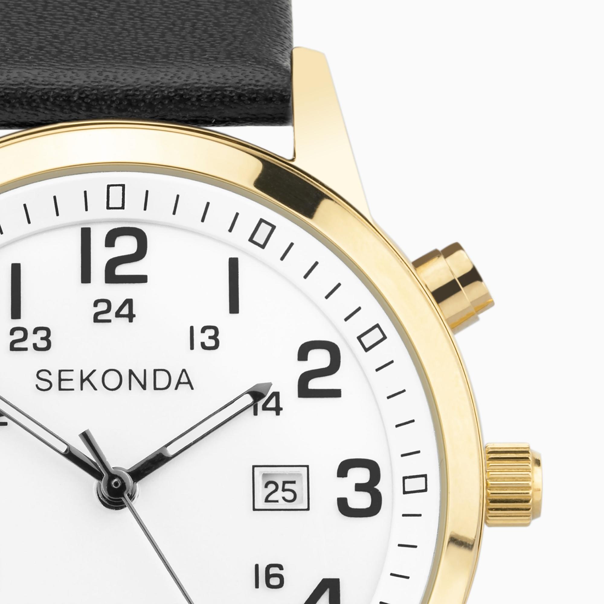 Sekonda 30127 Classic zegarek męski klasyczny mineralne