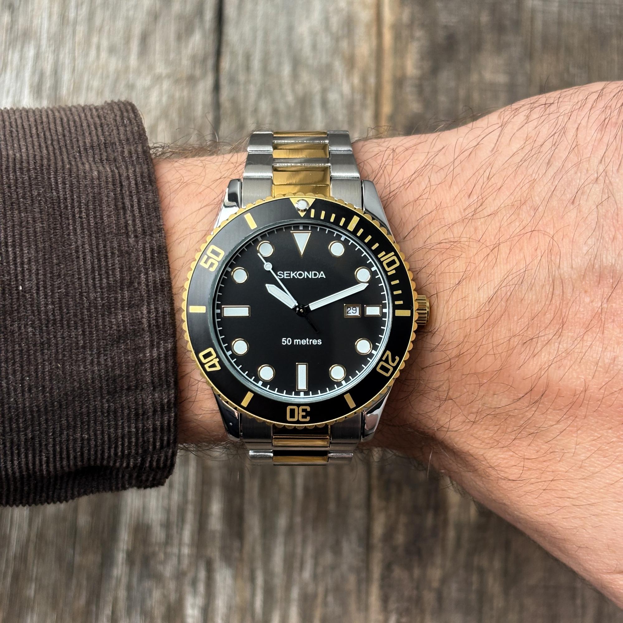 Sekonda 30139 zegarek męski klasyczny Dive bransoleta - miniatura 10