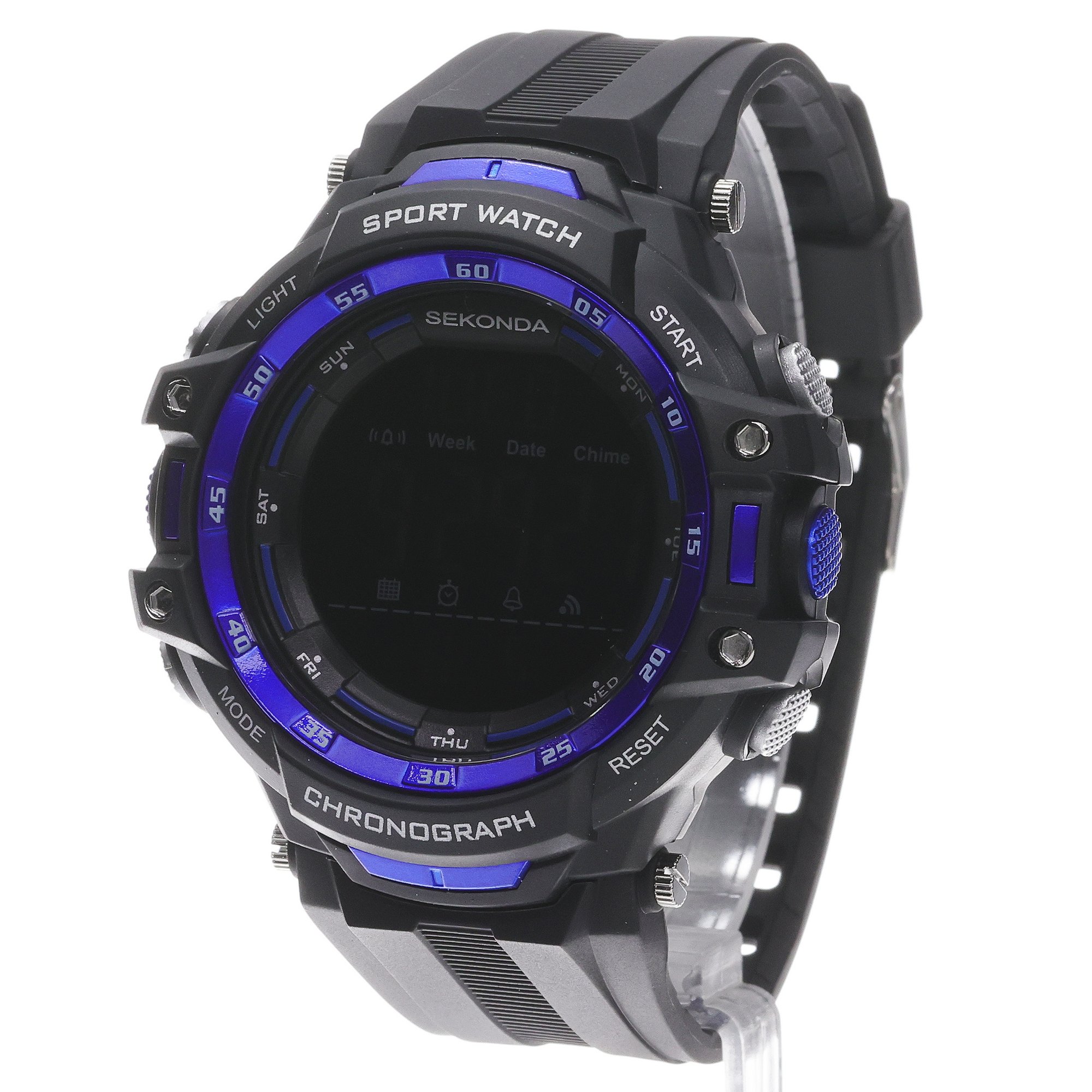 Sekonda 30163 Digital sportowy zegarek czarny