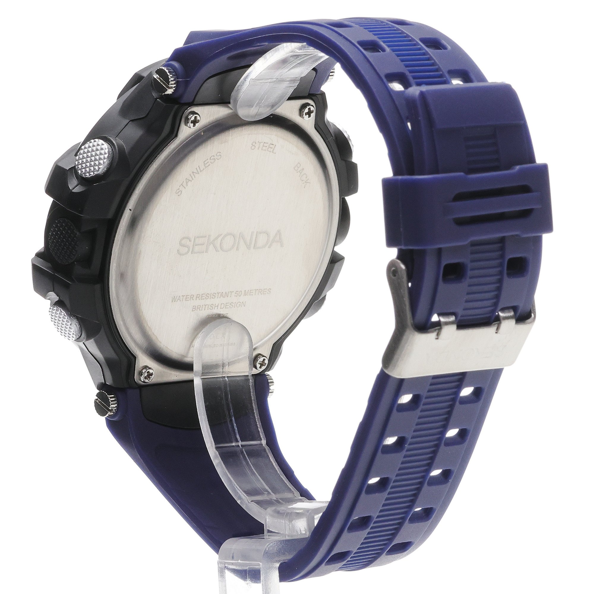 Sekonda 30164 Digital zegarek męski sportowy z tworzywa sztucznego - miniatura 4