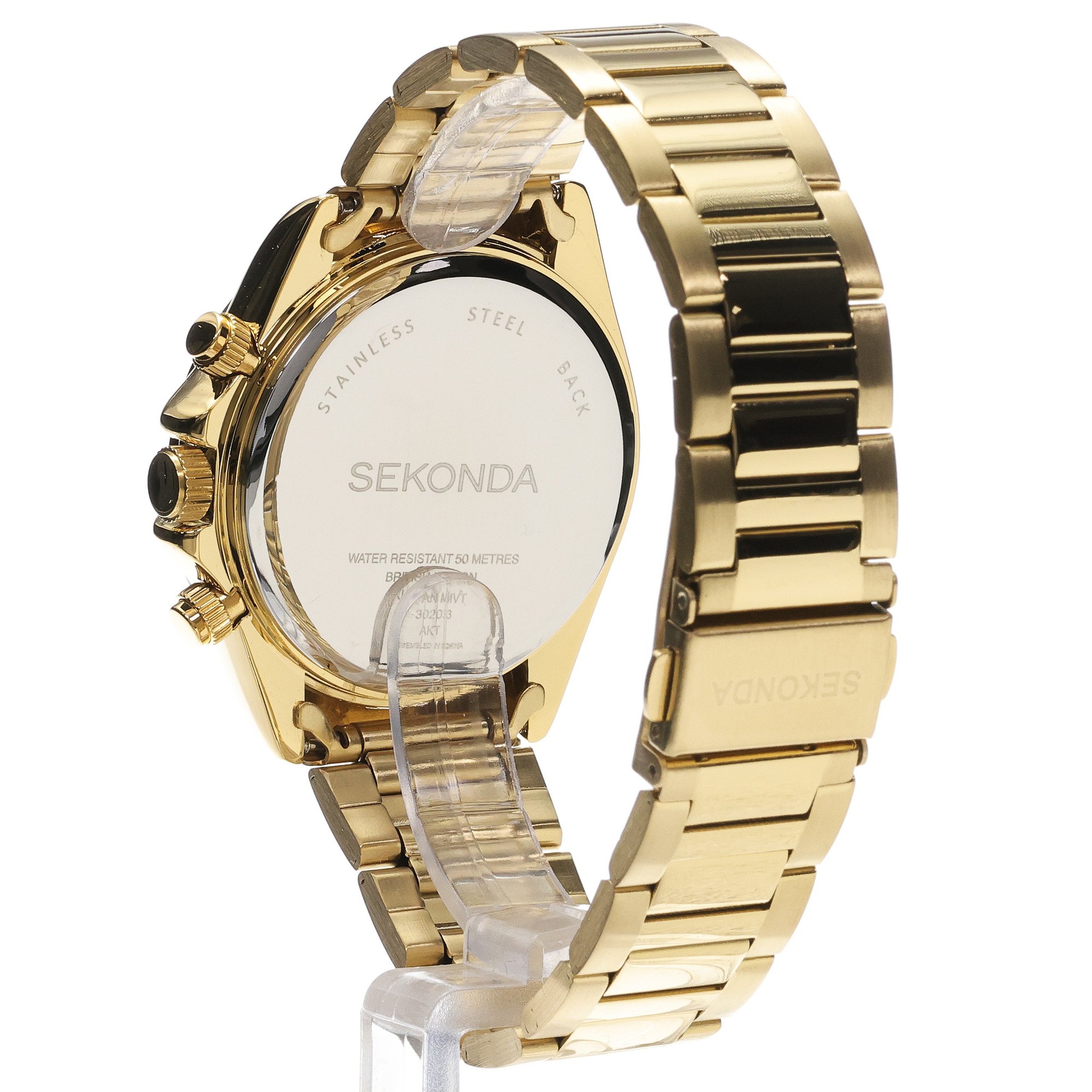 Sekonda 30203 zegarek męski sportowy Chronograph bransoleta