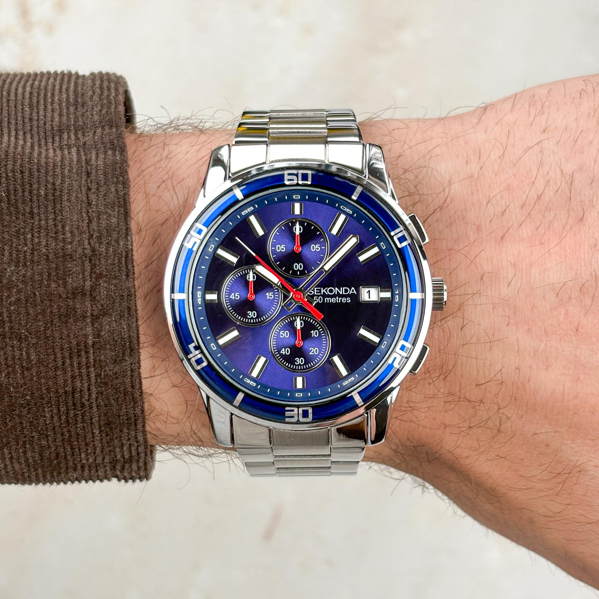 Sekonda 30207 zegarek męski sportowy Sports bransoleta - miniatura 10