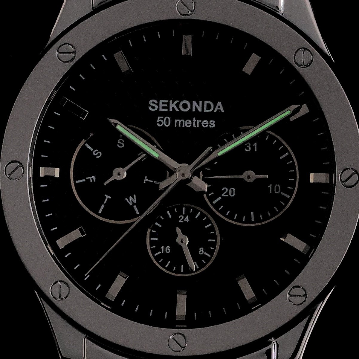 Sekonda 30230 Sports Sports sportowy zegarek srebrny