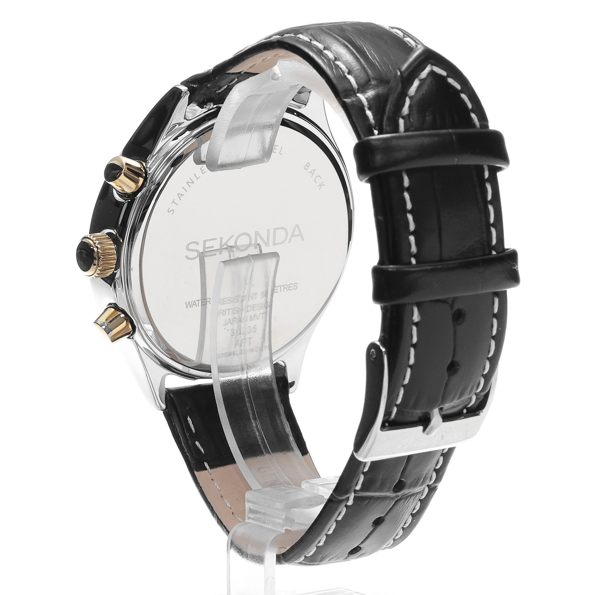 Sekonda 30235 Heritage Heritage Chronograph zegarek męski klasyczny mineralne - miniatura 4