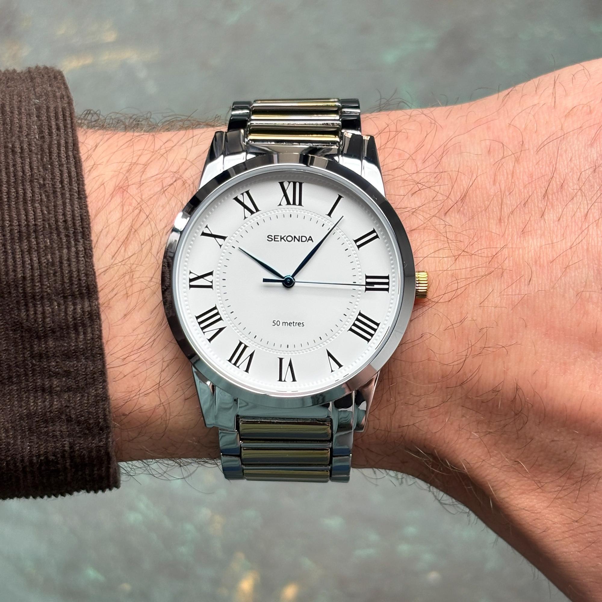Sekonda 30248 Beaumont Sekonda klasyczny zegarek srebrny - miniatura 9