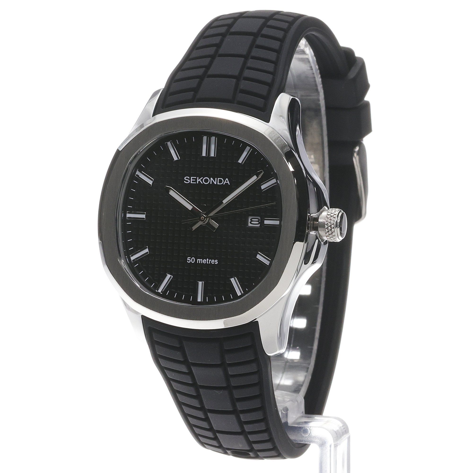 Sekonda 30274 Octaire Sekonda fashion-modowy zegarek srebrny - miniatura 2