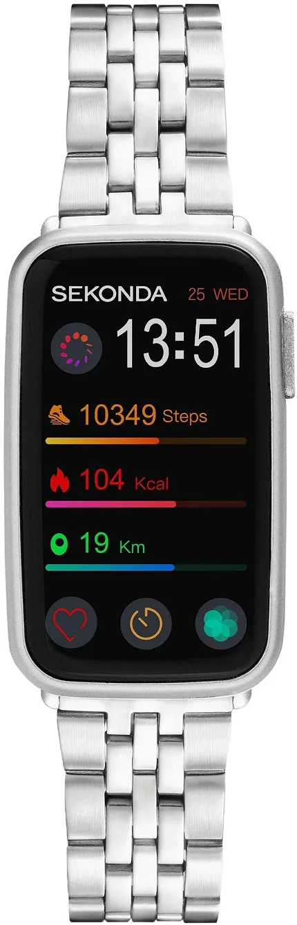 Sekonda 30279 Smartwatch Track Silver Case Alloy Bracelet