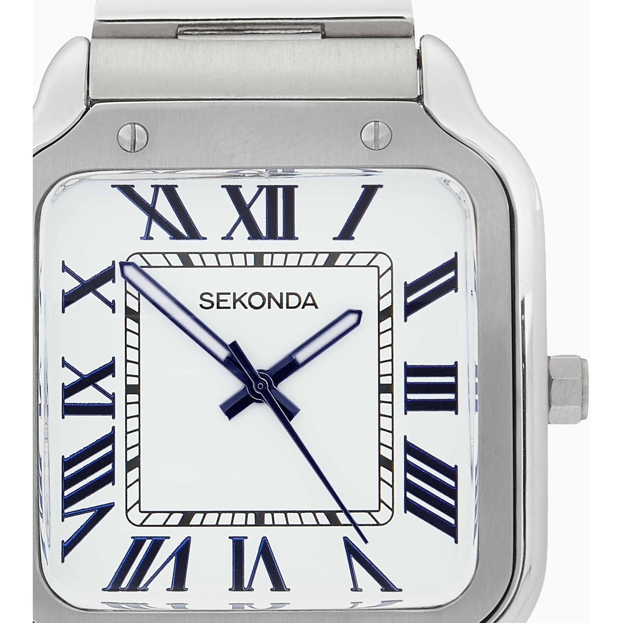 Sekonda 30285 męski zegarek Classic bransoleta
